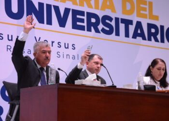 Llama Robespierre Lizárraga a la Comunidad Universitaria a estar alerta ante el asedio permanente del Gobierno del Estado; “sí es necesario ir de nuevo a la Ciudad de México lo haremos