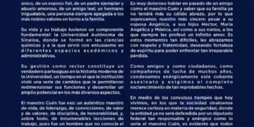 HÉCTOR MELESIO CUÉN OJEDA: UN SER HUMANO, CIUDADANO, UNIVERSITARIO Y POLÍTICO EJEMPLAR.