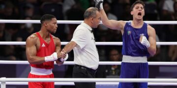 El sinaloense y estudiante de Gastronomía de la UAS, Marco Verde; da golpe de autoridad en debut olímpico.