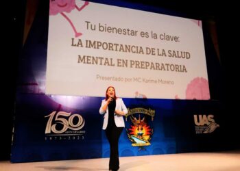 La Unidad de Bienestar Universitario de la UAS lleva a la Preparatoria Emiliano Zapata una conferencia sobre la importancia de la salud mental