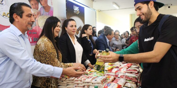 La UAS puso en marcha la campaña Hambretón 2024 en la Facultad de Contaduría y Administración, en apoyo al Banco de Alimentos de Culiacán