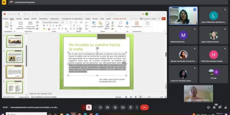Promueven la inclusión plena en los espacios escolares de la UAS con la conferencia Acompañamiento asertivo para la inclusión y no discriminación