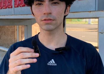 Ángel Aispuro Ríos, estudiante de la Facultad de Odontología de la UAS, se prepara para buscar su pase a la Universiada Regional 2025 en atletismo
