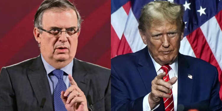 “Si tú me aplicas 25% de arancel, yo también tengo que reaccionar con aranceles”; responde Ebrard ante amenaza de Trump