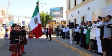 Con desfile y acto cívico, conmemoran en Elota el Día de la Revolución Mexicana