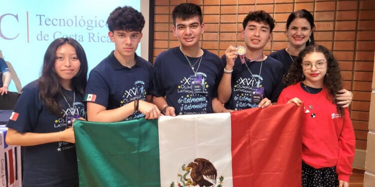 Logra la delegación mexicana un bronce y dos menciones honoríficas en la Olimpiada Latinoamericana de Astronomía y Astronáutica en Costa Rica