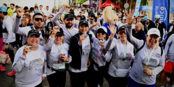 Con la participación de más de 500 universitarios, la UAS estuvo presente en la Edición XXXIV del Maratón Internacional de Culiacán