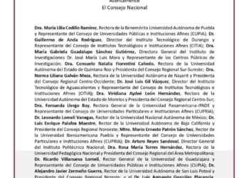 PRONUNCIAMIENTO ANUIES