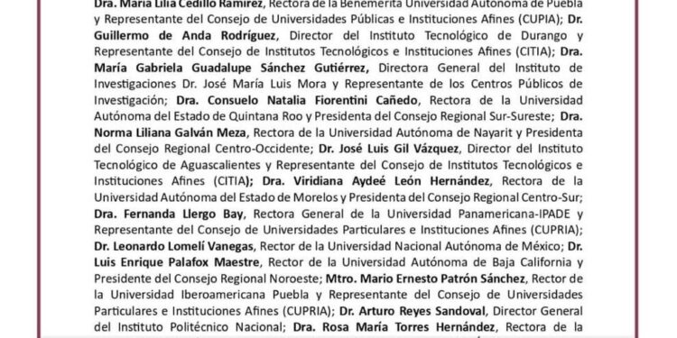 PRONUNCIAMIENTO ANUIES