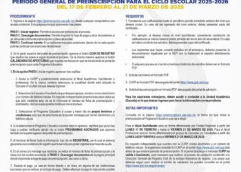 CONVOCATORIA PROCESO DE ADMISIÓN 2025