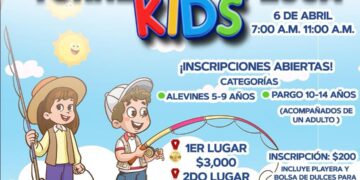 Realizarán Torneo de Pesca Kids en Elota