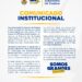 COMUNICADO INSTITUCIONAL