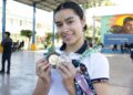 Renata, alumna de la Preparatoria Emiliano Zapata, formará parte de la Selección de Karate México que participará en Colombia durante abril