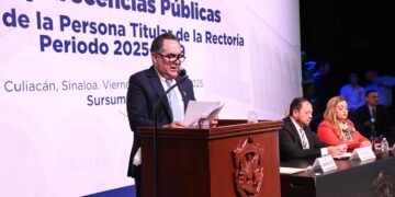 Con su exposición en la Unidad Regional Centro, culminan las comparecencias de las personas aspirantes a la Titularidad de la Rectoría de la UAS 2025-2029