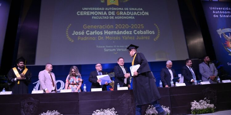 Con una gran formación y proyección profesional, se gradúa la Generación 2020-2025 de la Licenciatura en Ingeniería Agronómica de la UAS