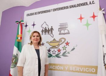 Patricia de Lourdes Retamoza, académica jubilada UAS, nueva presidenta del Colegio de Enfermeras y Enfermeros Sinaloenses A. C. “Unión-Superación-Servicio”