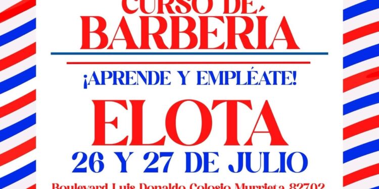 Invitan a jóvenes Elotenses al Curso de Barbería gratuito