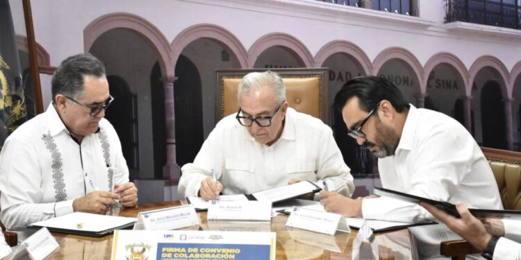 Con el Gobernador como testigo de honor, la UAS y el Ayuntamiento de Culiacán firman convenio de colaboración para fortalecer el desarrollo del municipio y todos sus sectores