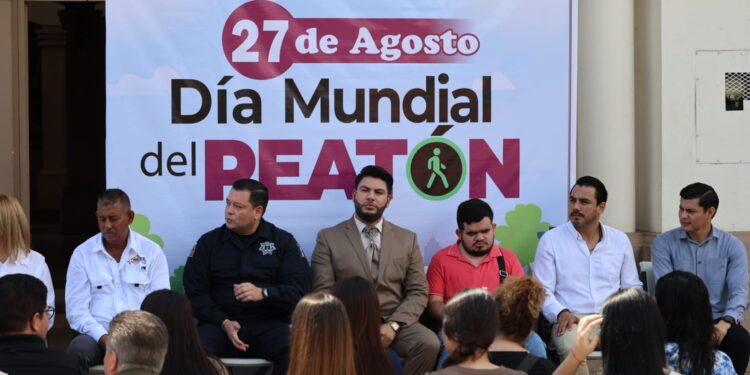Conmemoran el Día Mundial del Peatón con campaña de respeto, prevención y responsabilidad entre peatones y conductores