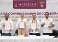 Firman la UAS y el Ayuntamiento de Mazatlán un convenio de colaboración en beneficio de la comunidad universitaria, así como del desarrollo económico y social del sur de Sinaloa