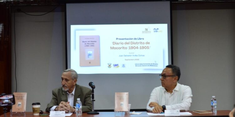 Presenta la UAS el libro “Diario del Distrito de Mocorito (1904-1905), que aborda la vida cotidiana de dicho Pueblo Mágico durante ese periodo